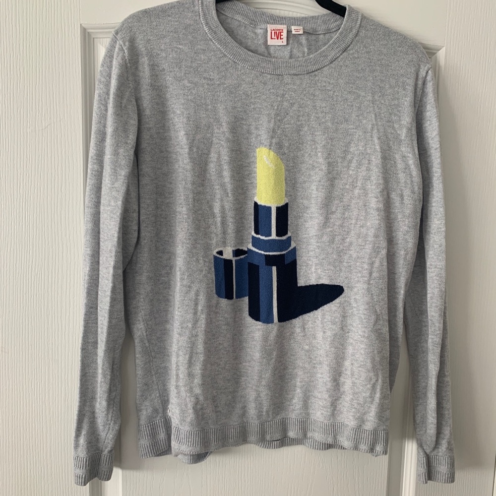 100% Cotton Lacoste Sweater Size Large